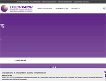 Tablet Screenshot of exelonpatch.com